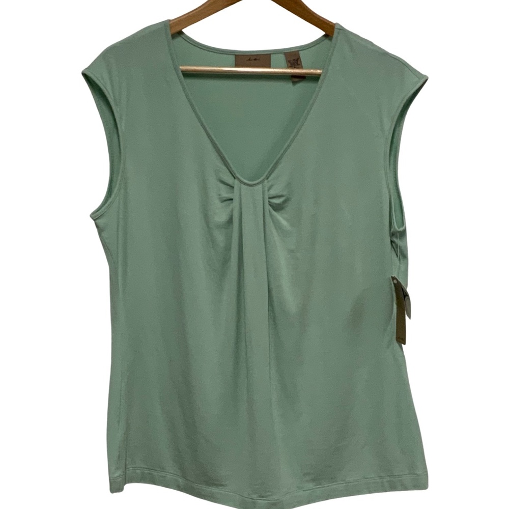 I.E. Mint Green Sleeveless Top- Size Large
